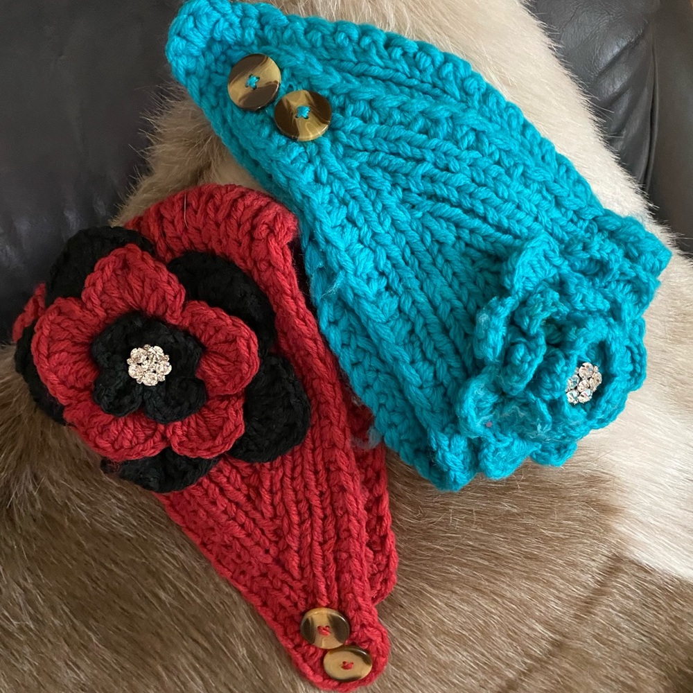 Ear, & headband warmers. Scarf. These items keep you extremely warm & toasty.